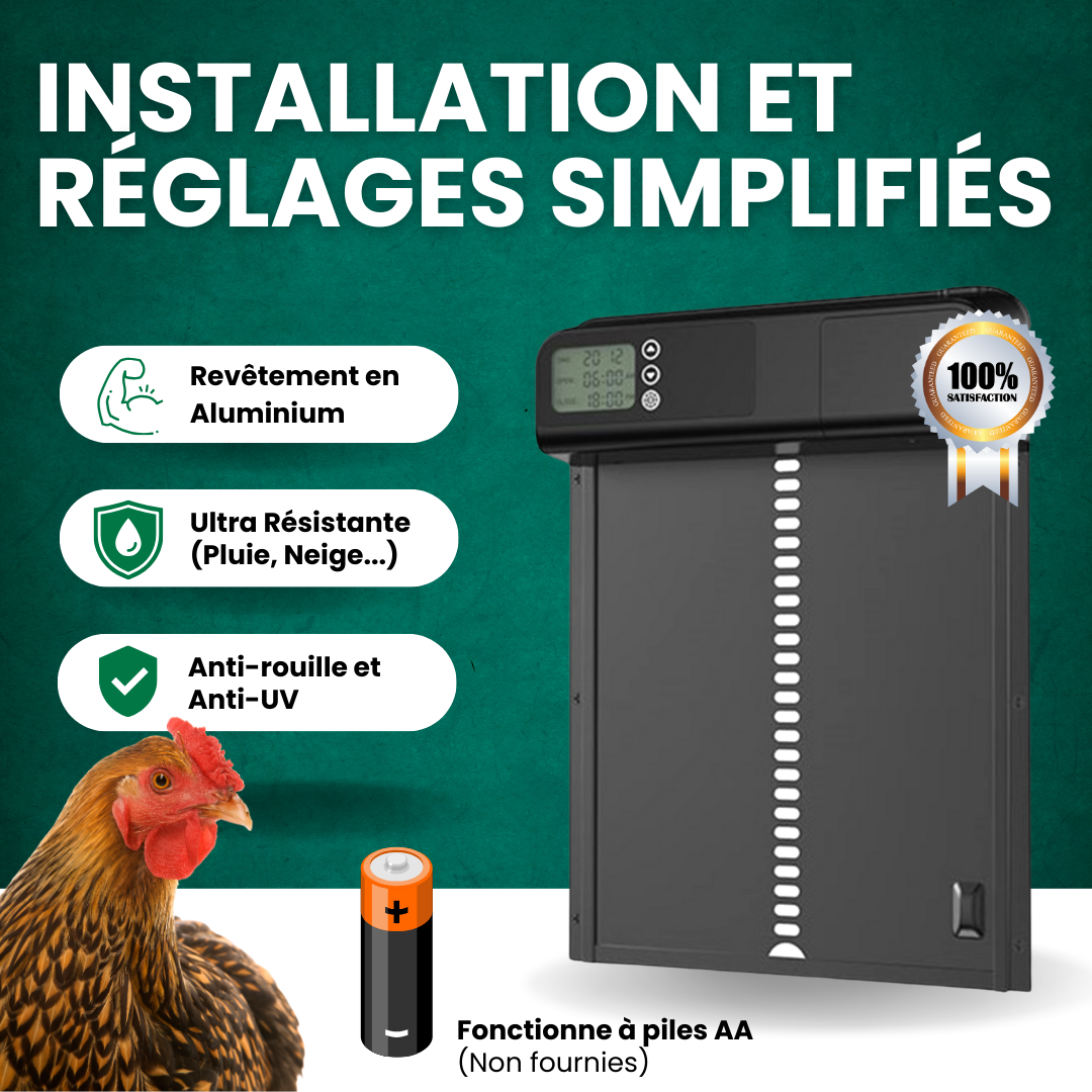 Porte Poulailler Automatique